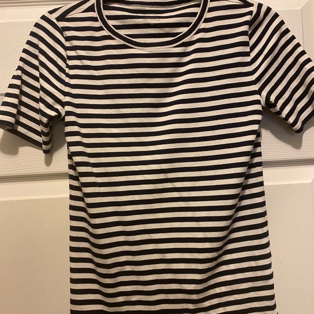 Slim perfect T-shirt in stripe